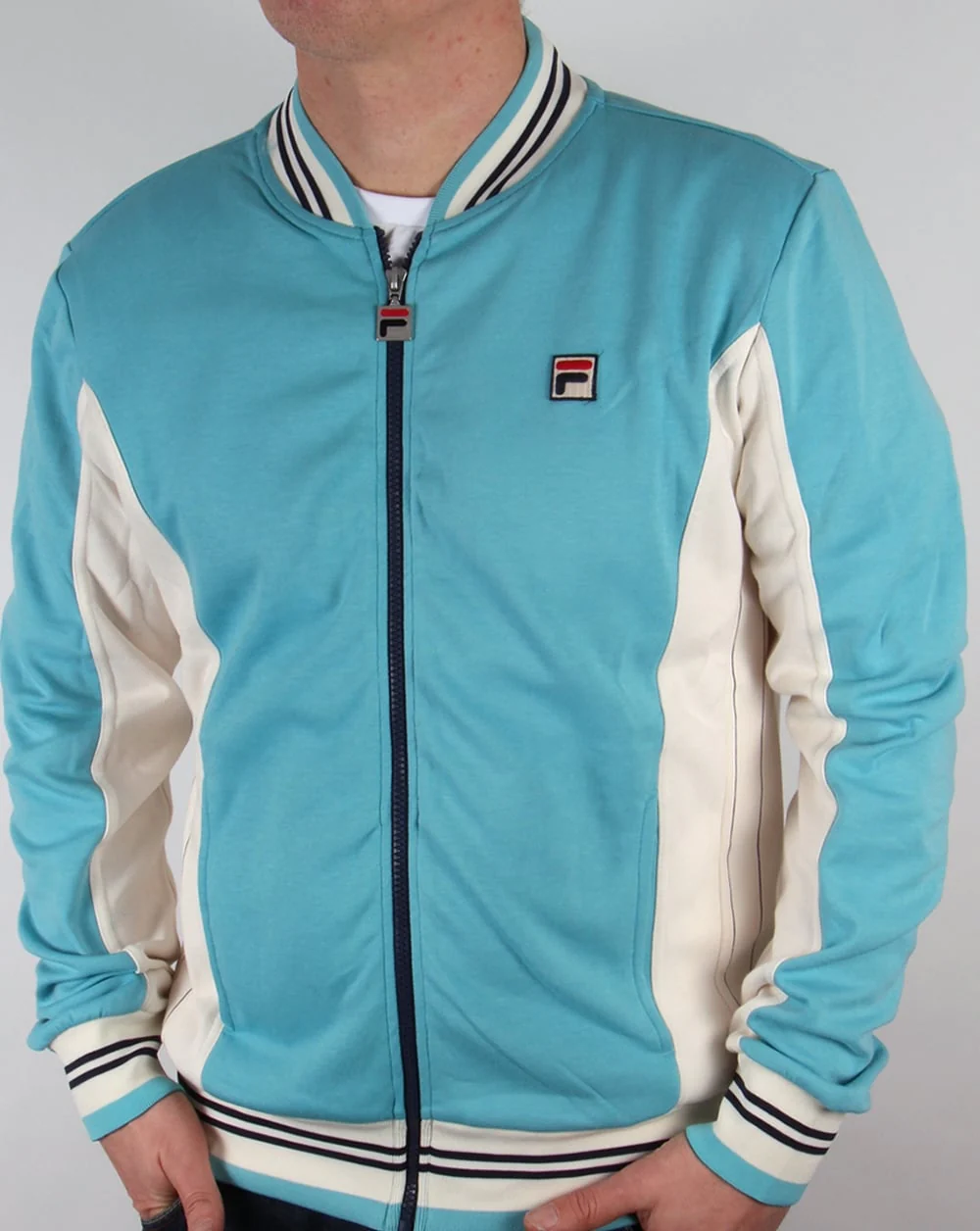 Fila Vintage Mk1 Settanta Track Top Eggshell Blue/Gardenia