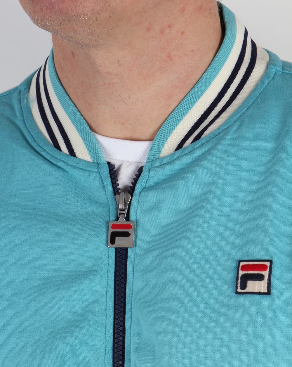 Fila Vintage Mk1 Settanta Track Top Eggshell Blue/Gardenia - Image 2