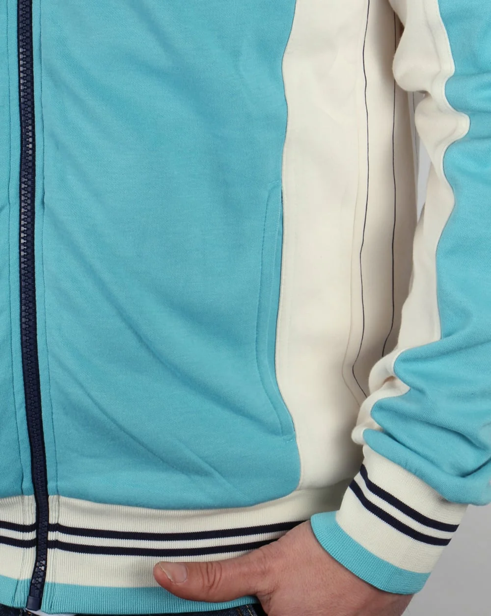 Fila Vintage Mk1 Settanta Track Top Eggshell Blue/Gardenia - Image 4