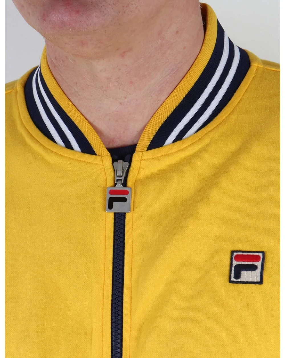 Fila Vintage Mk1 Settanta Track Top Golden Yellow - Image 2