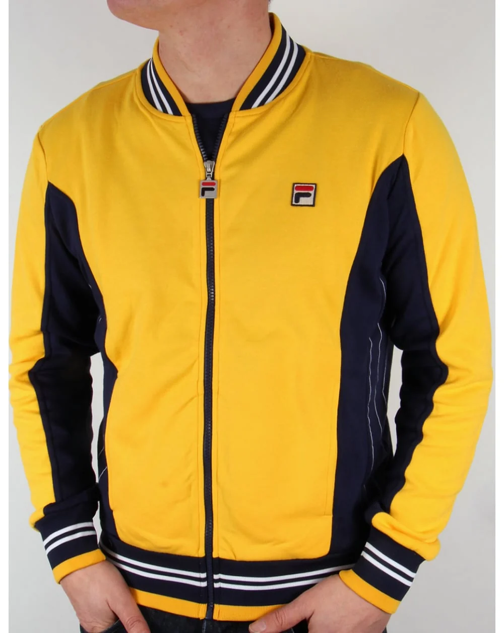 Fila Vintage Mk1 Settanta Track Top Golden Yellow - Image 4