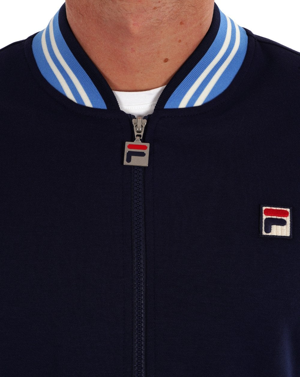 Fila Vintage Mk1 Settanta Track Top Navy / Blue - Image 2