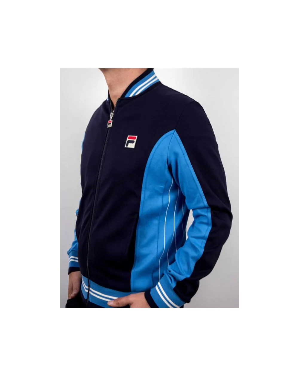 Fila Vintage Mk1 Settanta Track Top Navy/ocean Blue - Image 2
