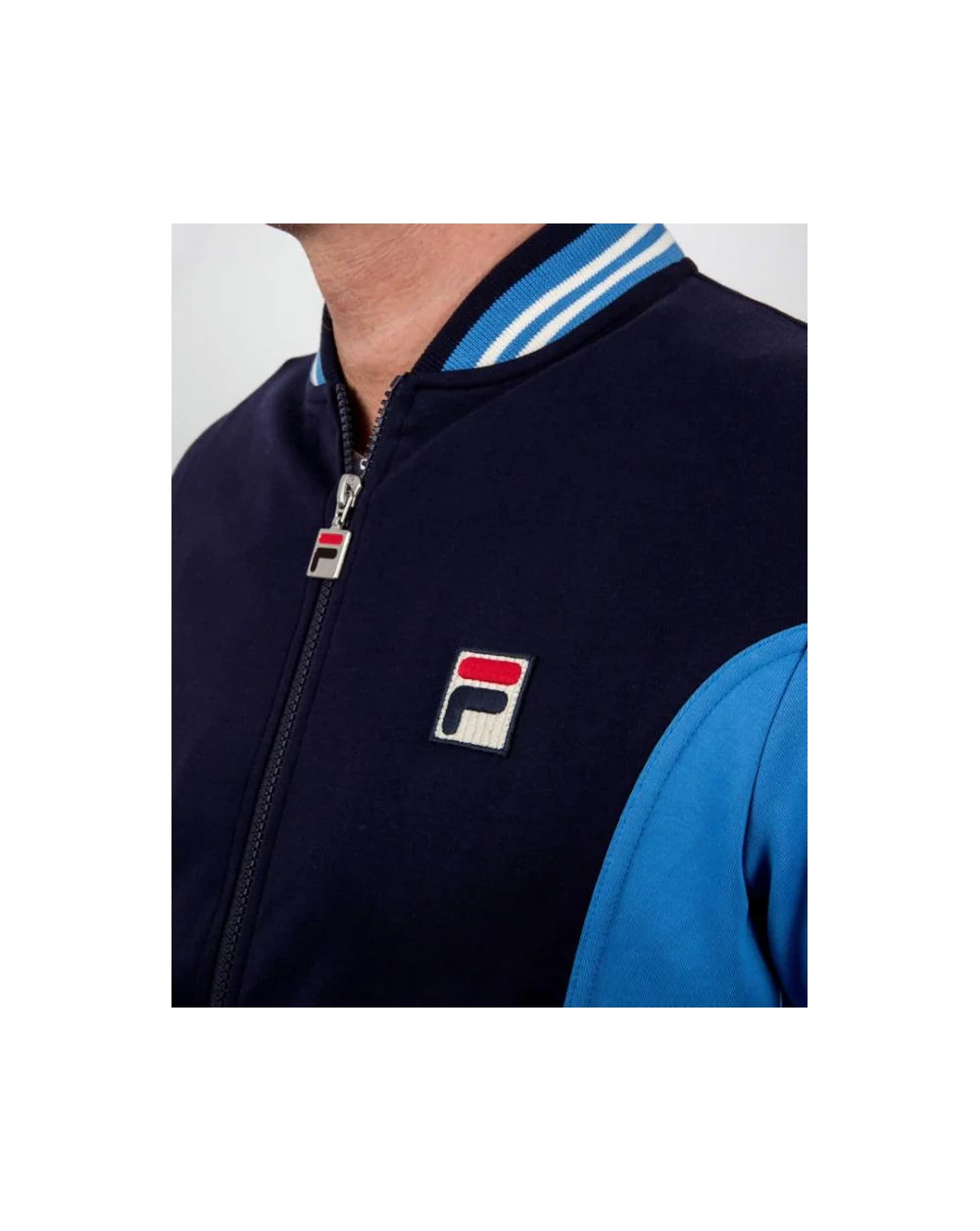 Fila Vintage Mk1 Settanta Track Top Navy/ocean Blue - Image 3