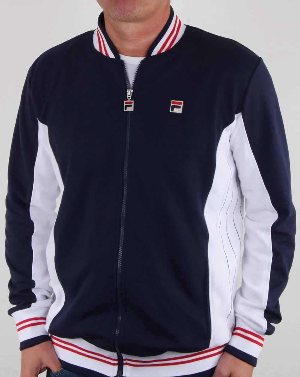 Fila Vintage Mk1 Settanta Track Top Navy/white