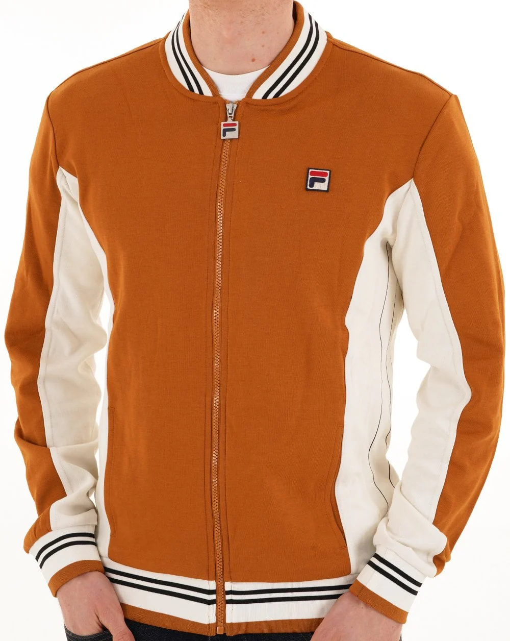Fila Vintage MK1 Settanta Track Top Spice - Gardenia - Image 2