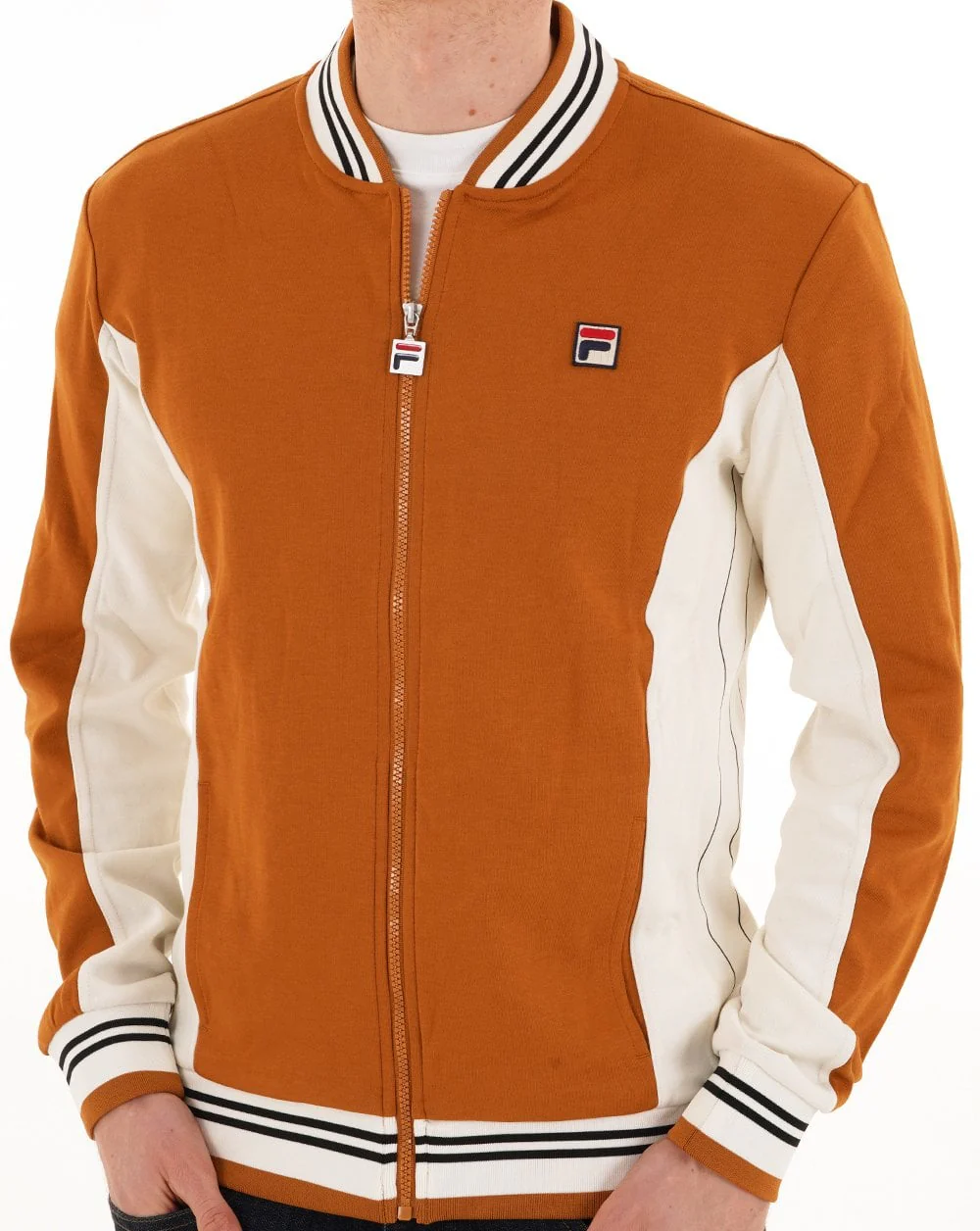 Fila Vintage MK1 Settanta Track Top Spice - Gardenia - Image 3