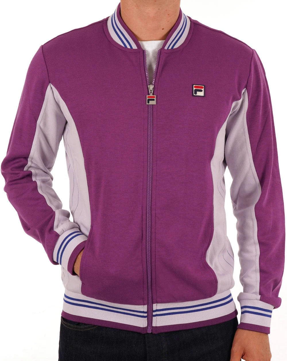 Fila Vintage Mk1 Settanta Track Top Purple / Thistle - Image 2
