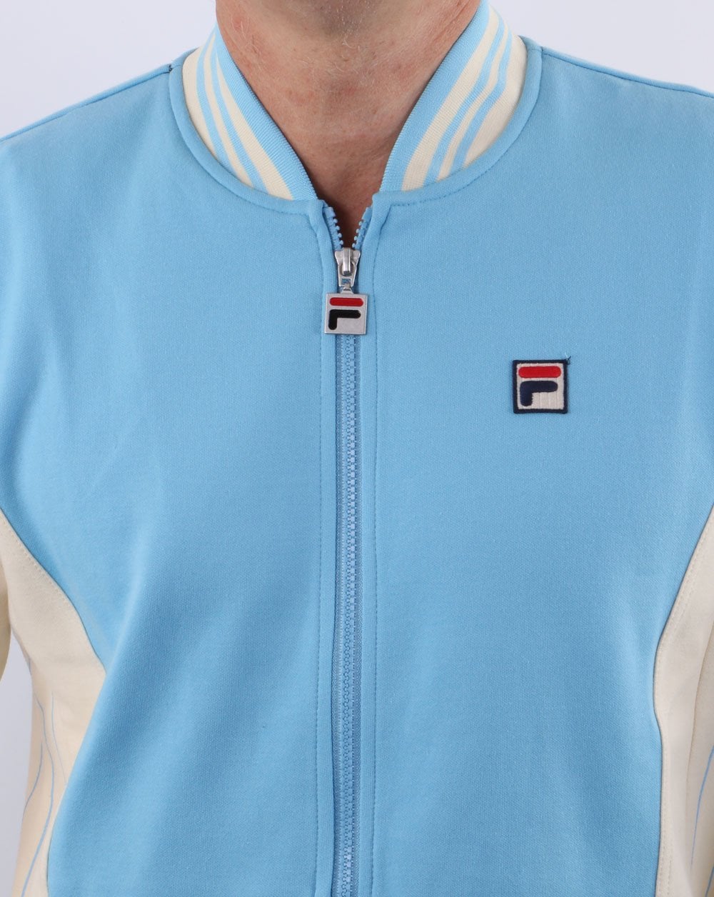 Fila Vintage Mk1 Settanta Track Top sky - Image 3