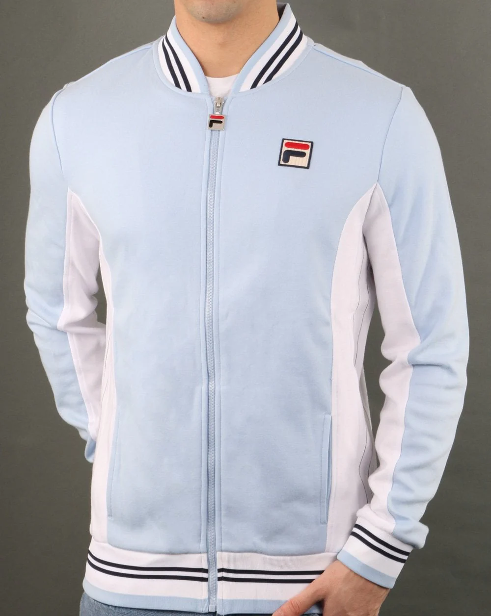 Fila Vintage Mk1 Settanta Track Top Sky Blue Exclusive Pro F - Image 2