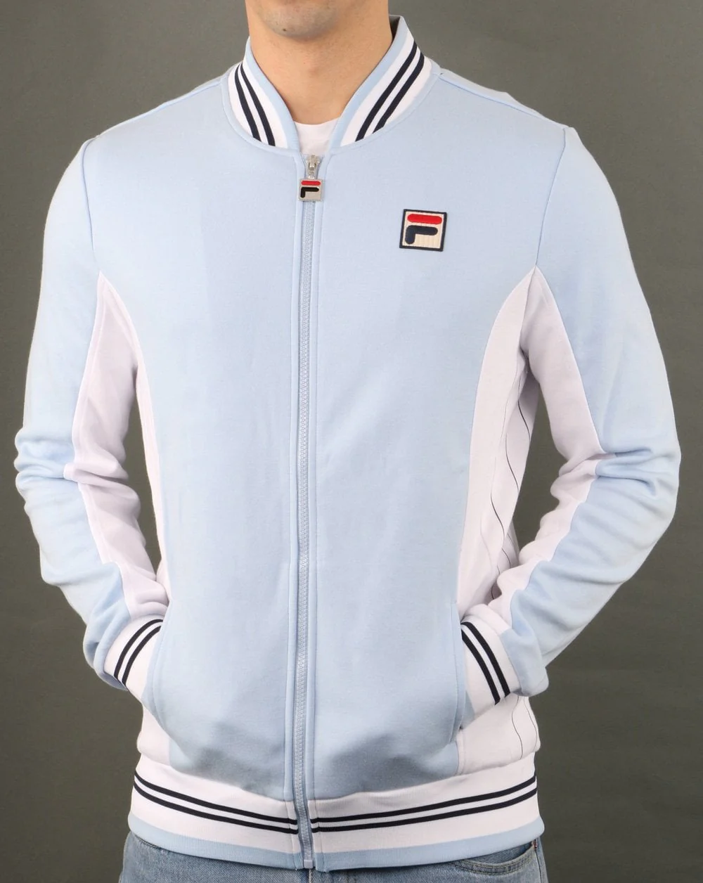 Fila Vintage Mk1 Settanta Track Top Sky Blue Exclusive Pro F - Image 3