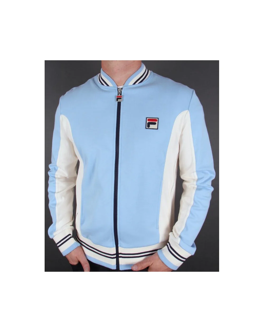 Fila Vintage Mk1 Settanta Track Top Sky Blue/gardenia