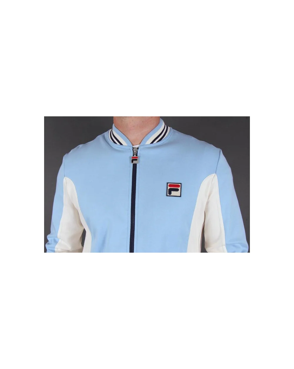 Fila Vintage Mk1 Settanta Track Top Sky Blue/gardenia - Image 2