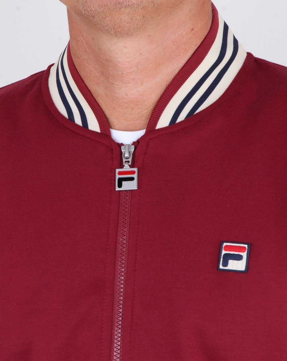Fila Vintage Mk1 Settanta Track Top Tibetan Red/oyster - Image 2