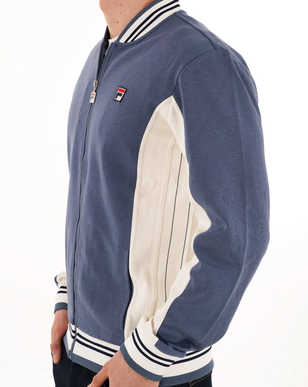 Fila Vintage Mk1 Settanta Track Top Indigo - Gardenia - Image 4