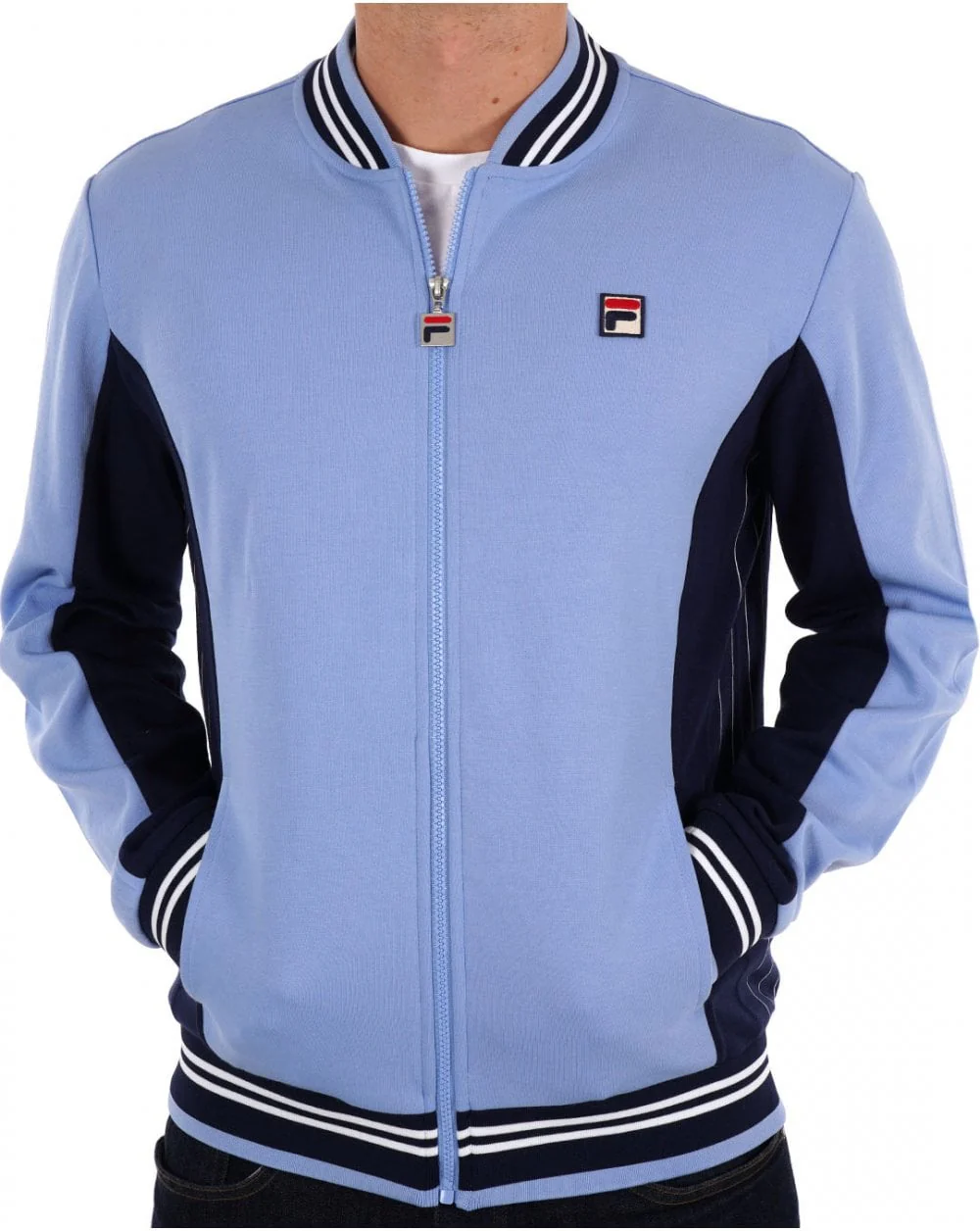 Fila Vintage Mk1 Settanta Track Top Vista Blue / Navy - Image 2