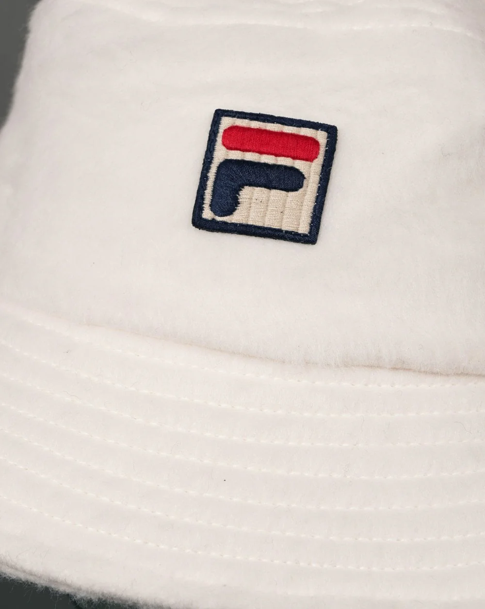 Fila Vintage Mohair Bucket Hat Gardenia - Image 2
