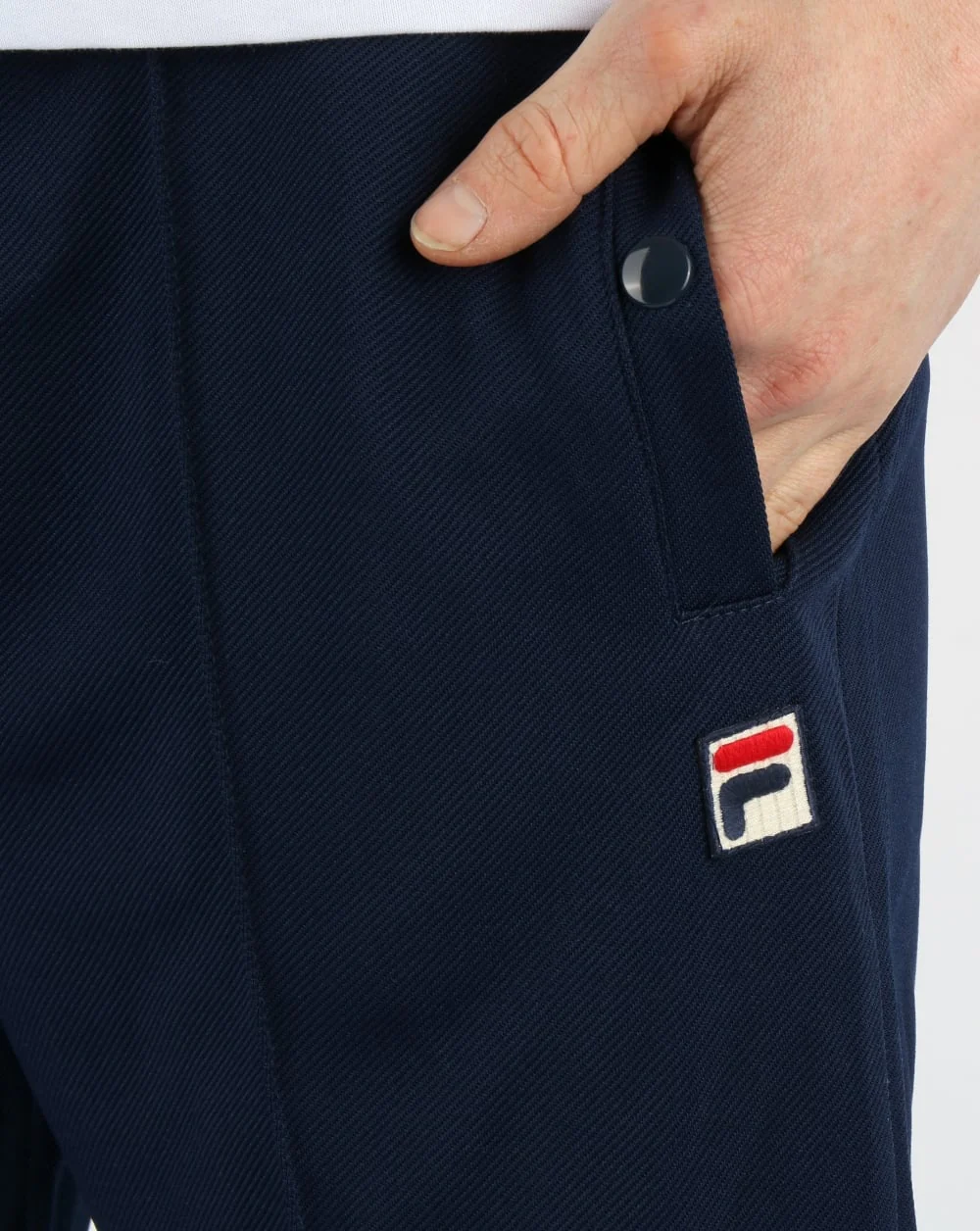 Fila Vintage Molveno 2 Track Pants Navy - Image 2