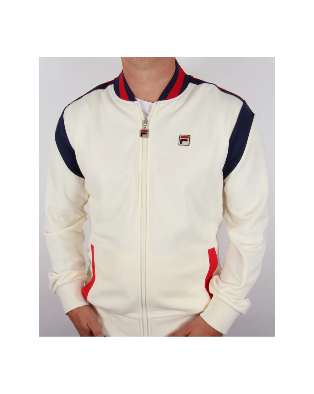 Fila Vintage Mot Track Top Gardenia - Image 2
