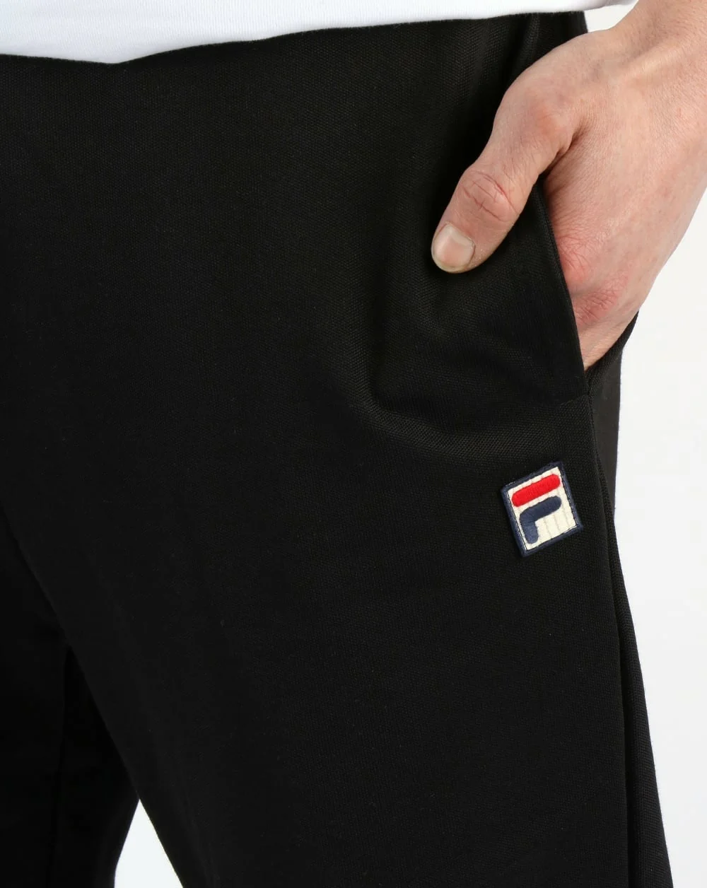Fila Vintage Naso Track Pants Black - Image 2