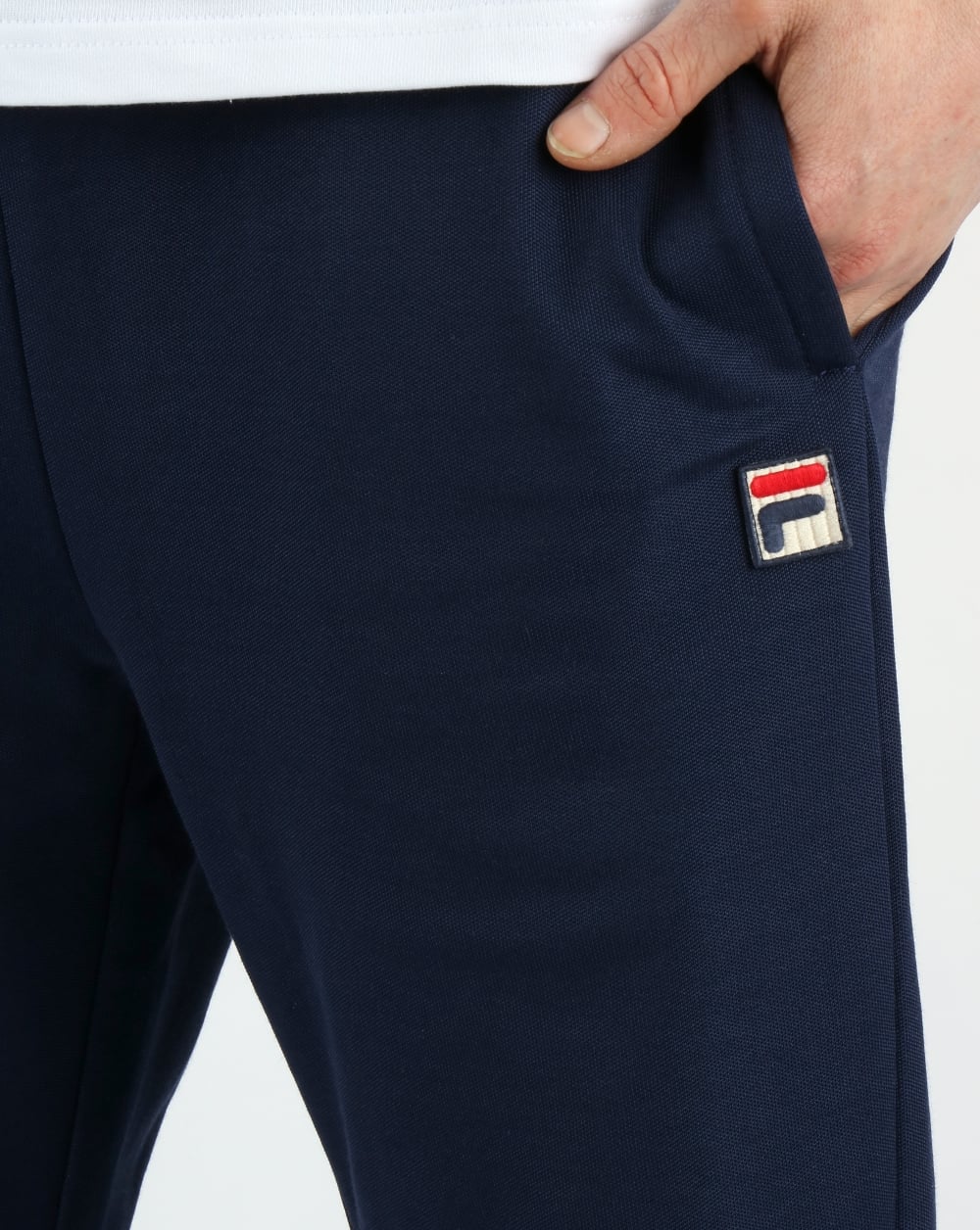 Fila Vintage Naso Track Pants Navy - Image 2