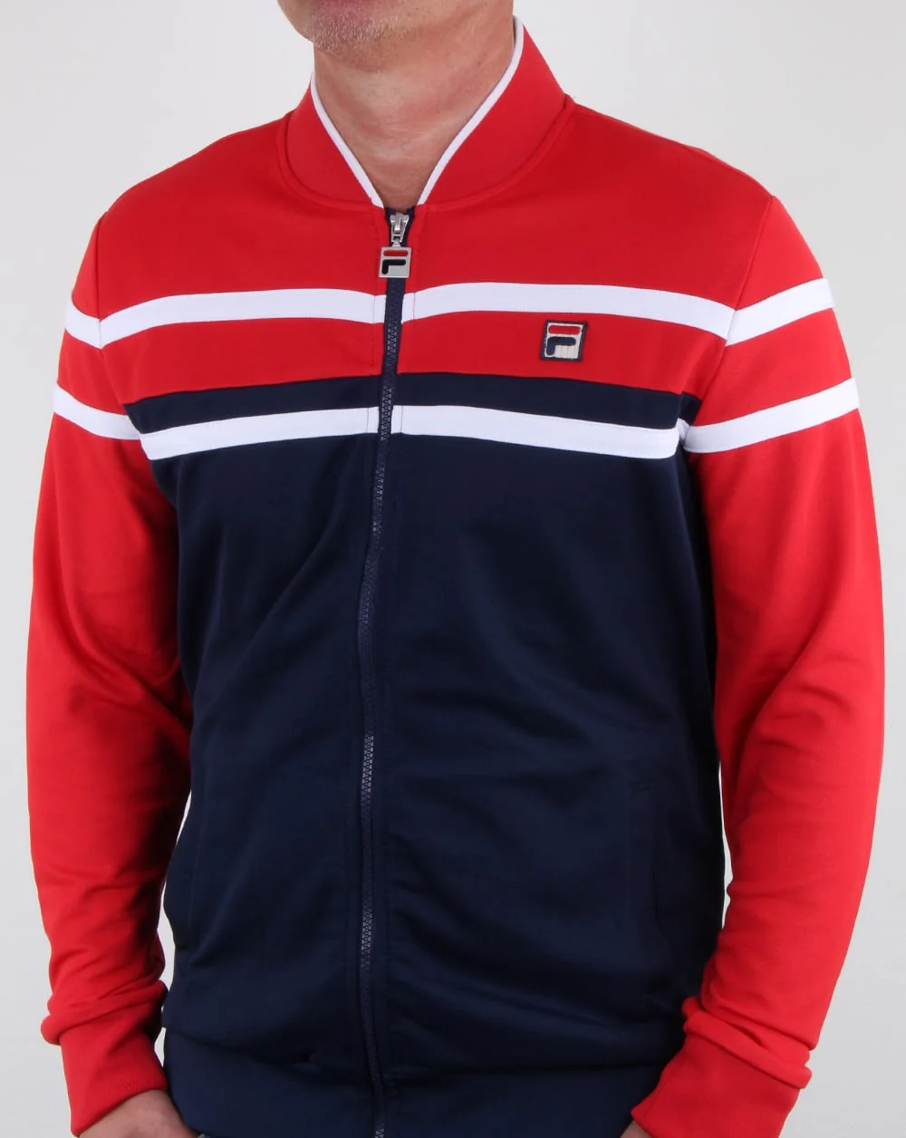 Fila Vintage Naso Track Top Red/navy/white