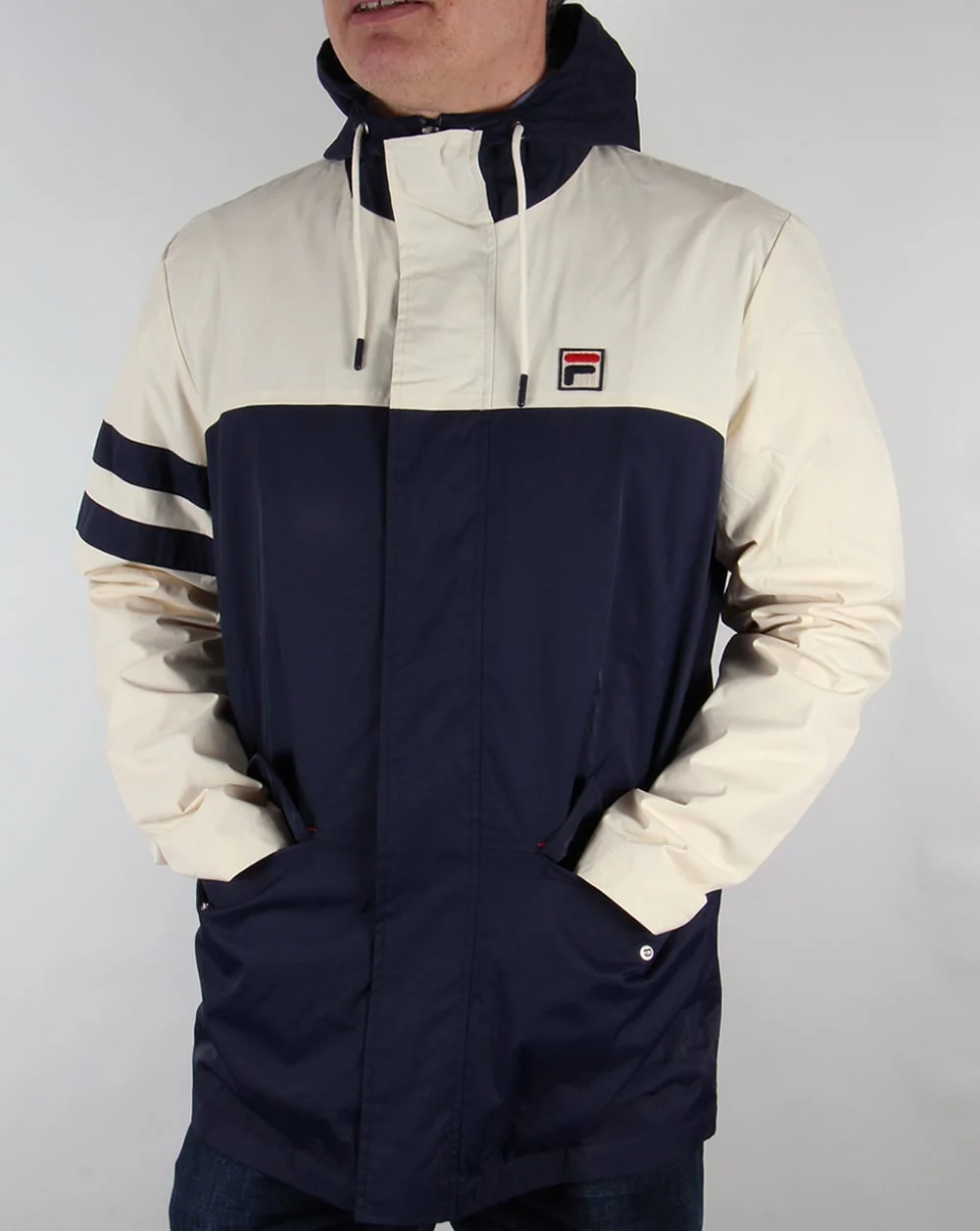 Fila Vintage Nautical Jacket Navy/gardenia