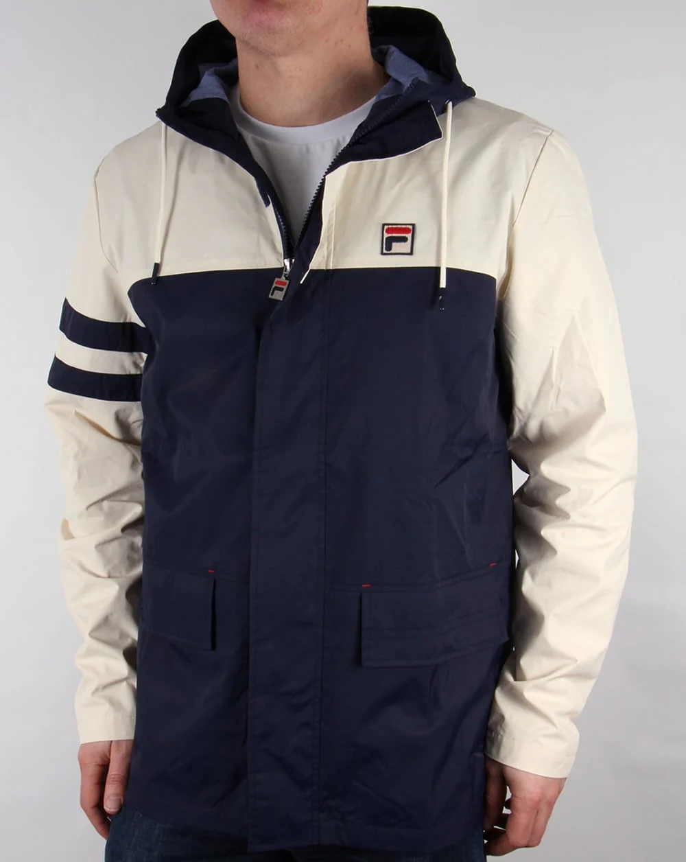 Fila Vintage Nautical Jacket Navy/gardenia - Image 4