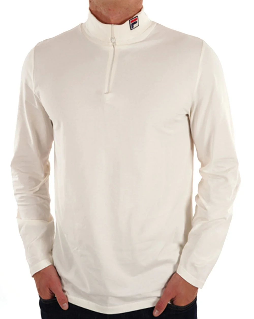 Fila Vintage Neil Zip Roll Neck Gardenia - Image 3