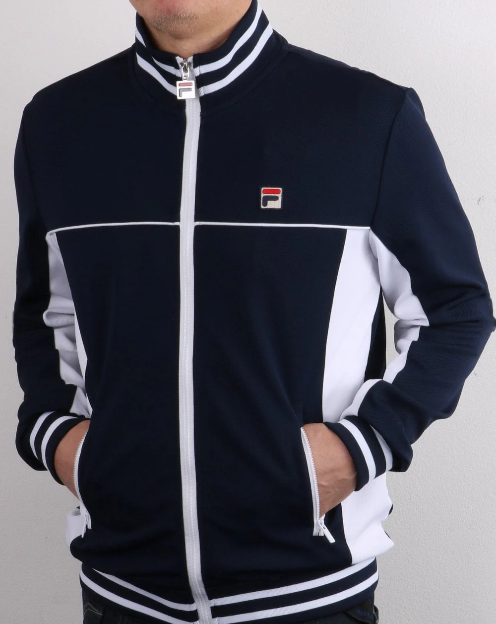 Fila Vintage Onyx Track Top Navy - Image 2
