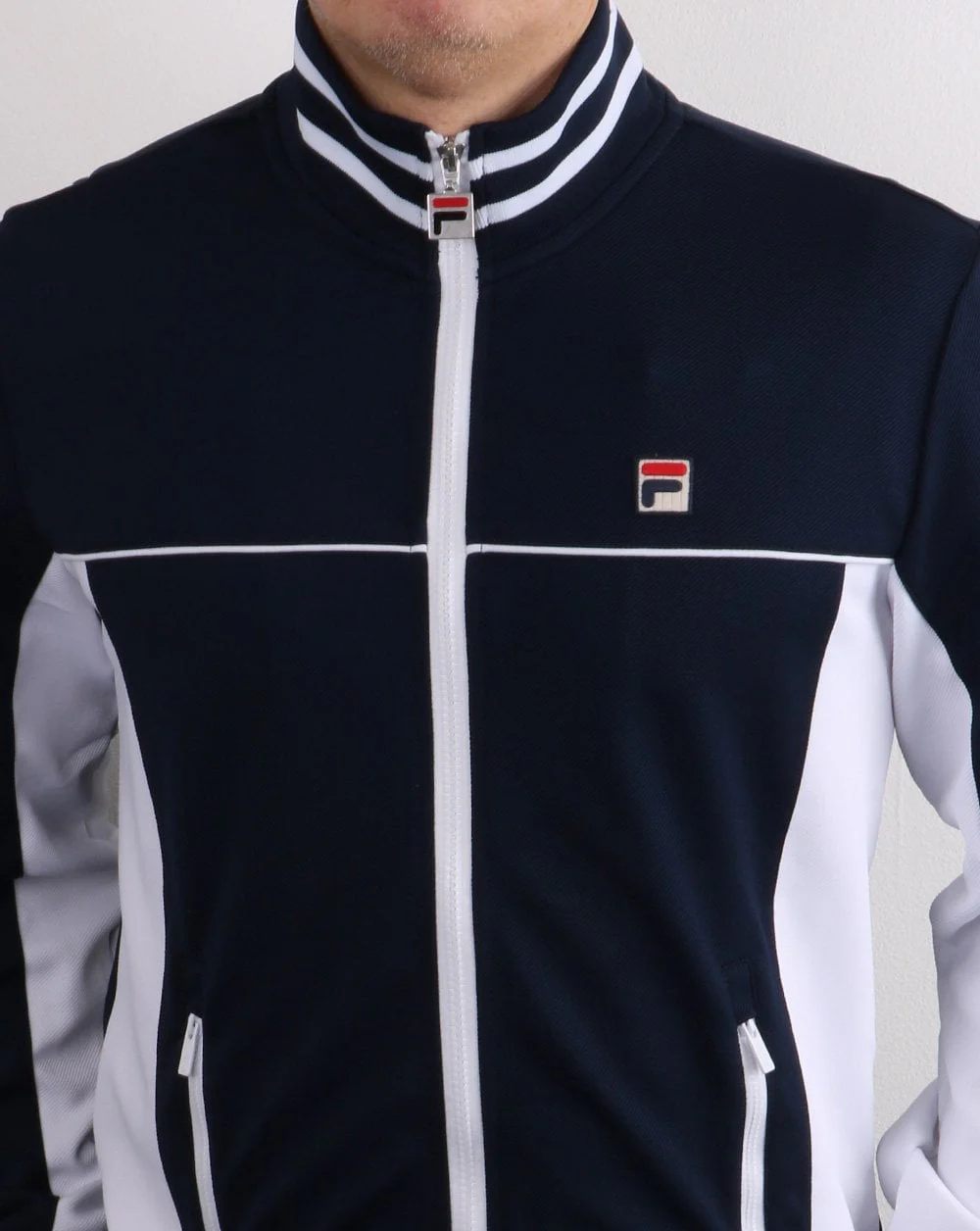 Fila Vintage Onyx Track Top Navy - Image 4