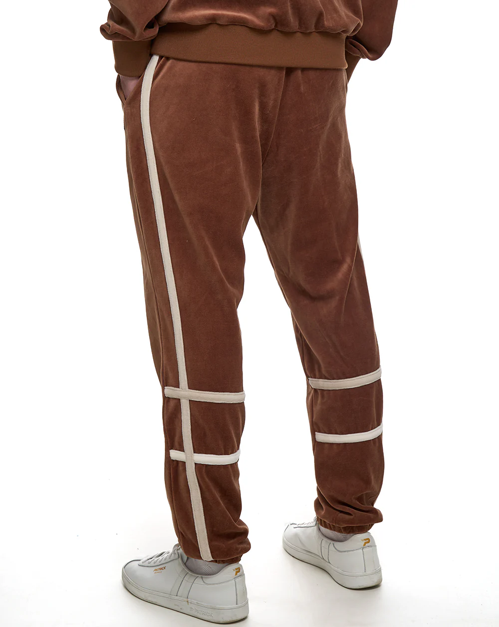 Fila Vintage Otello Suede Track Pants Cappucino - Image 3