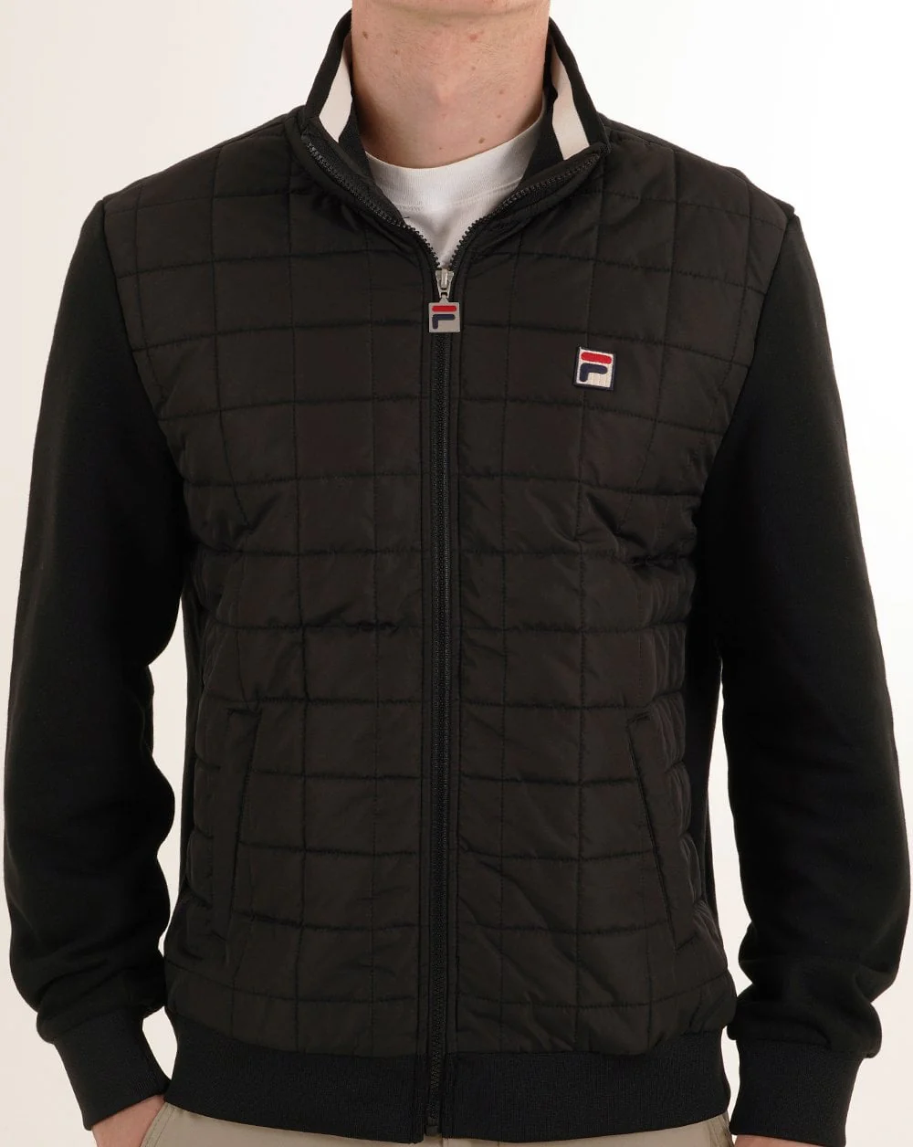 Fila Vintage Padded Jacket Black - Image 2