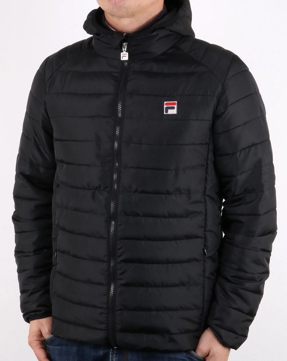 Fila Vintage Padded Puffer Jacket Black