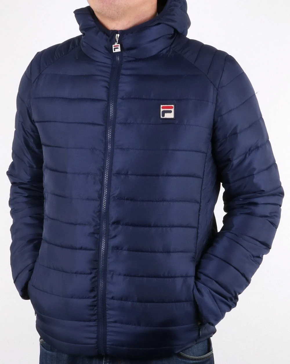 Fila Vintage Padded Puffer Jacket Navy