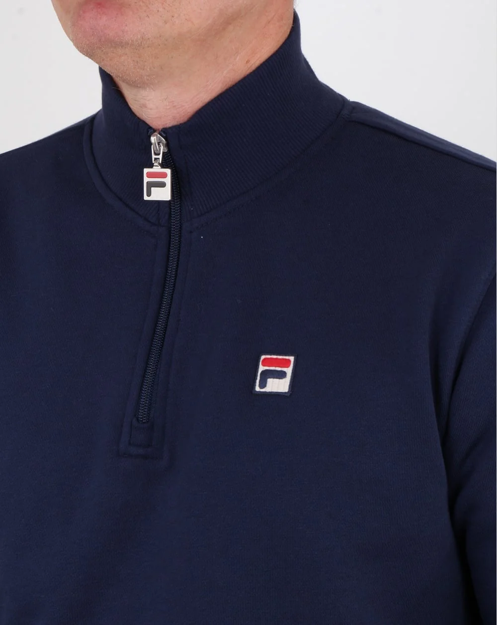 Fila Vintage Palermo Zip Sweat Navy - Image 2