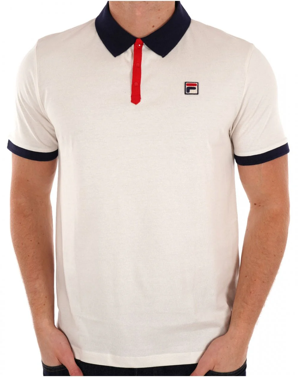 Fila Vintage Panatta Polo Shirt Gardenia
