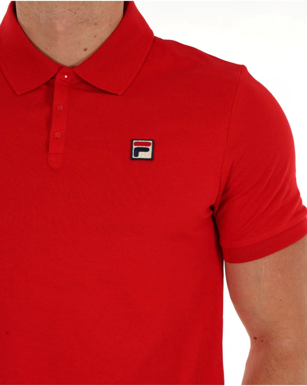 Fila Vintage Panatta Polo Shirt Red - Image 2