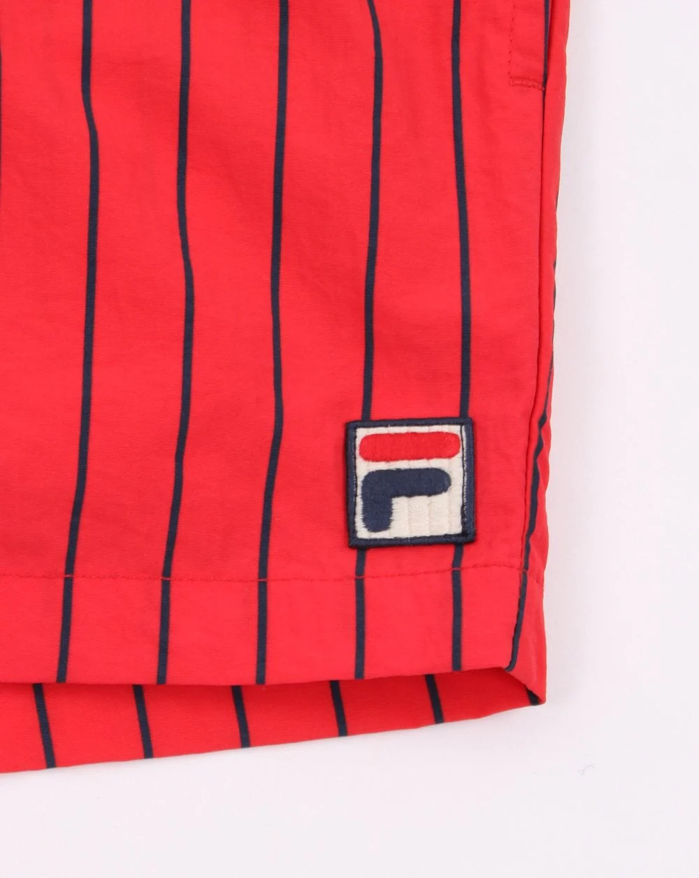 Fila Vintage Pinstripe Swim Shorts Red/navy - Image 2