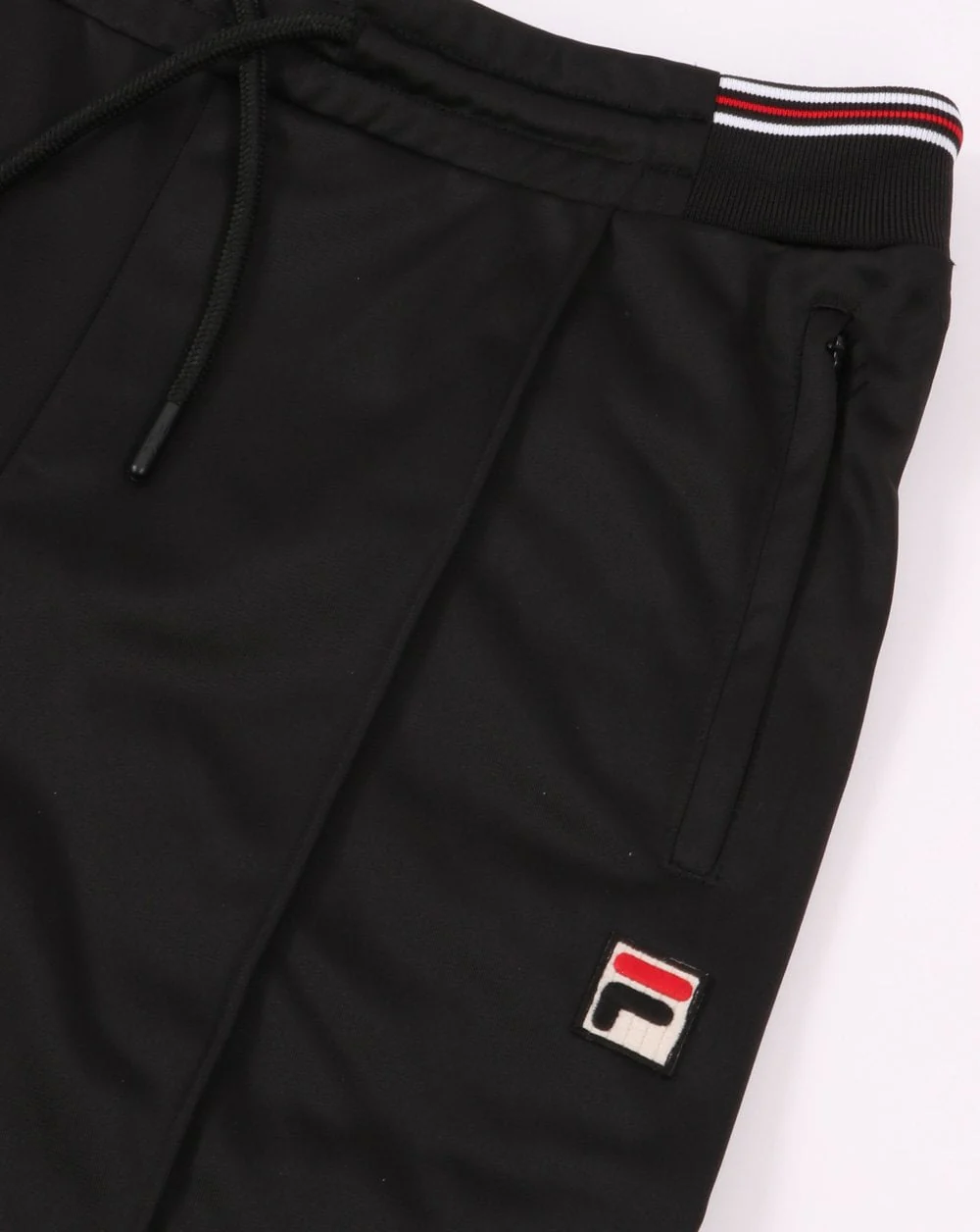 Fila Vintage Pintuck Track Pants Black - Image 3