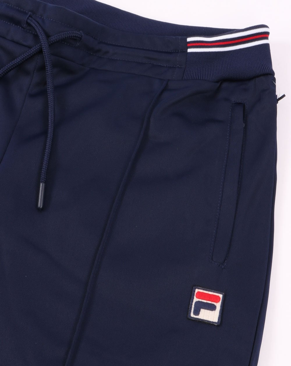 Fila Vintage Pintuck Track Pants Navy - Image 2