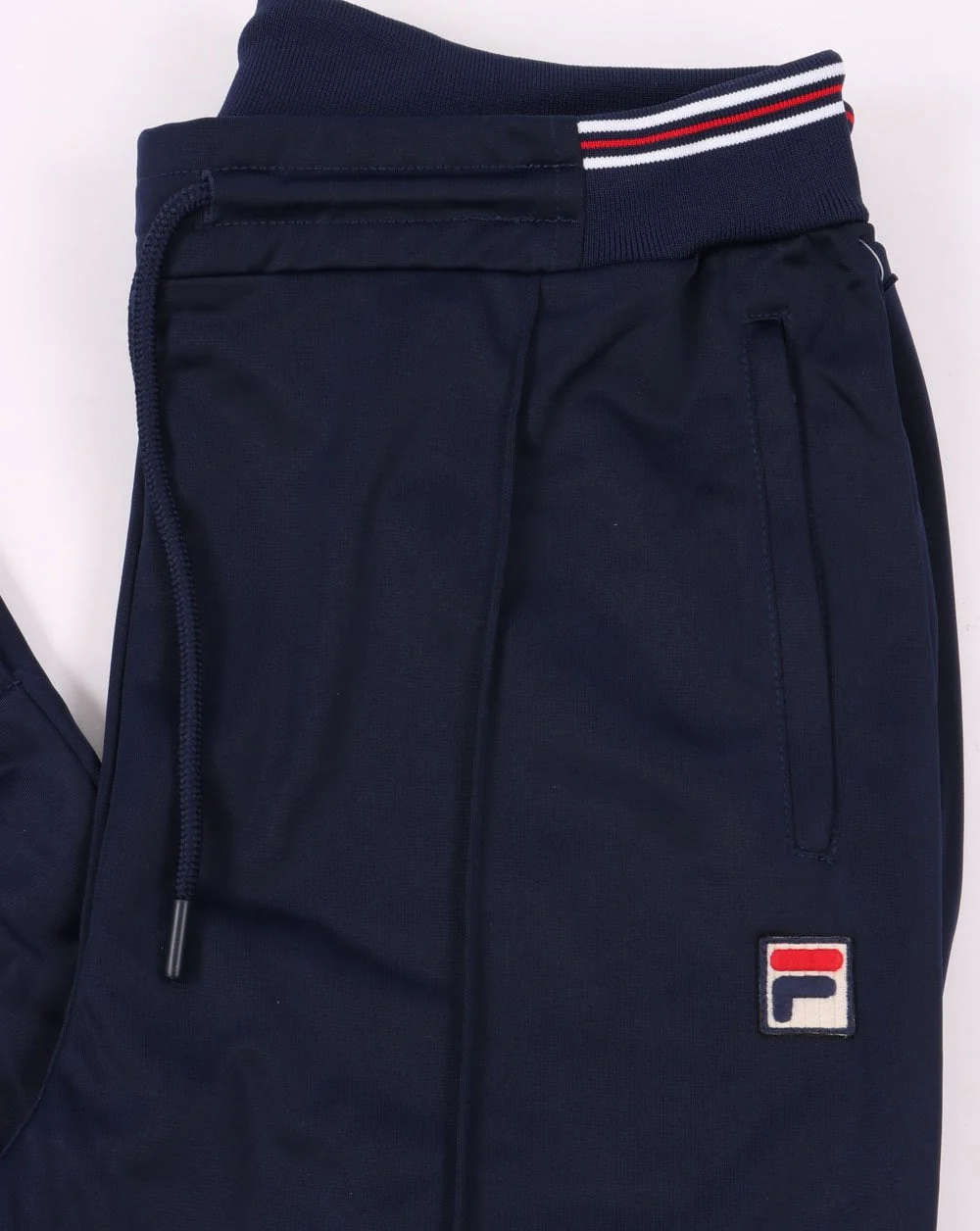 Fila Vintage Pintuck Track Pants Navy - Image 4