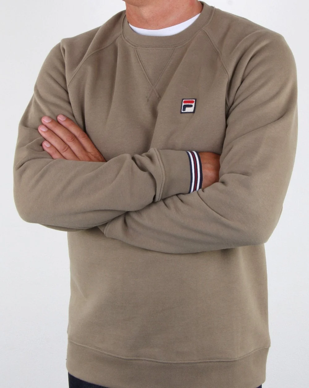 Fila Vintage Pozzi Crew Sweat Drygrass - Image 3