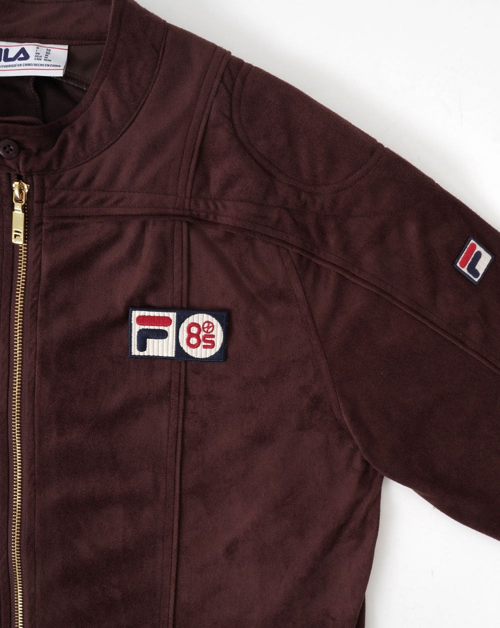 Fila Vintage Pro Badge Terrinda Track Top Brown - Image 3