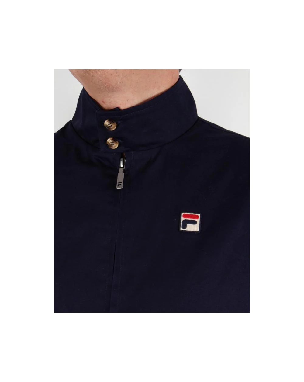Fila Vintage Quintino Harrington Jacket Navy - Image 2