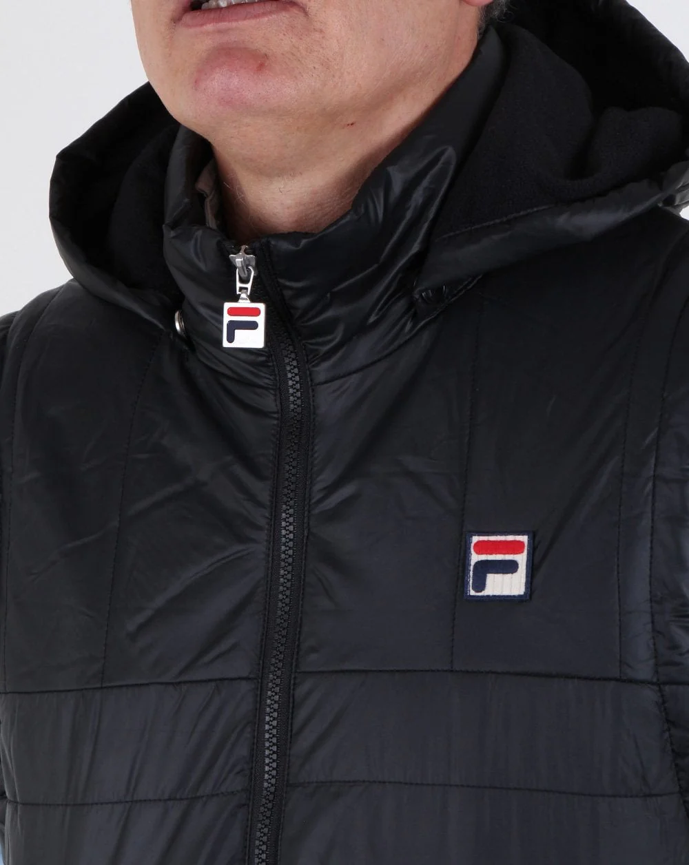 Fila Vintage Racer Gilet Black - Image 2