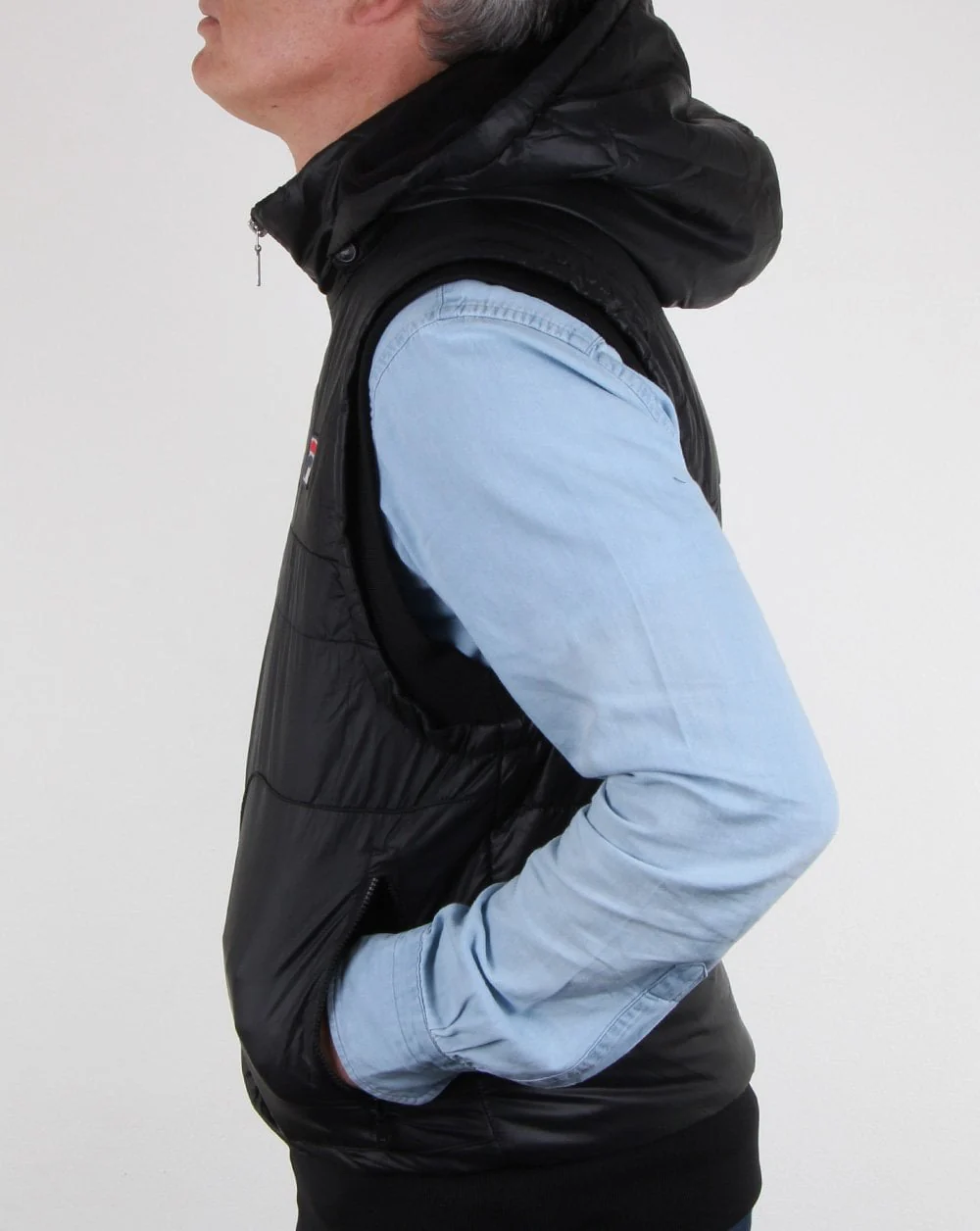 Fila Vintage Racer Gilet Black - Image 4