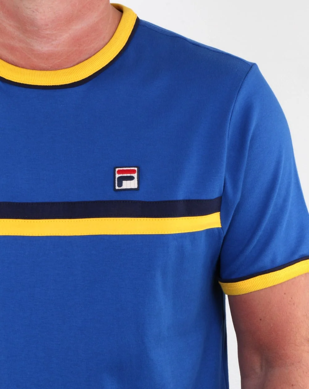 Fila Vintage Razee T Shirt Blue - Image 2