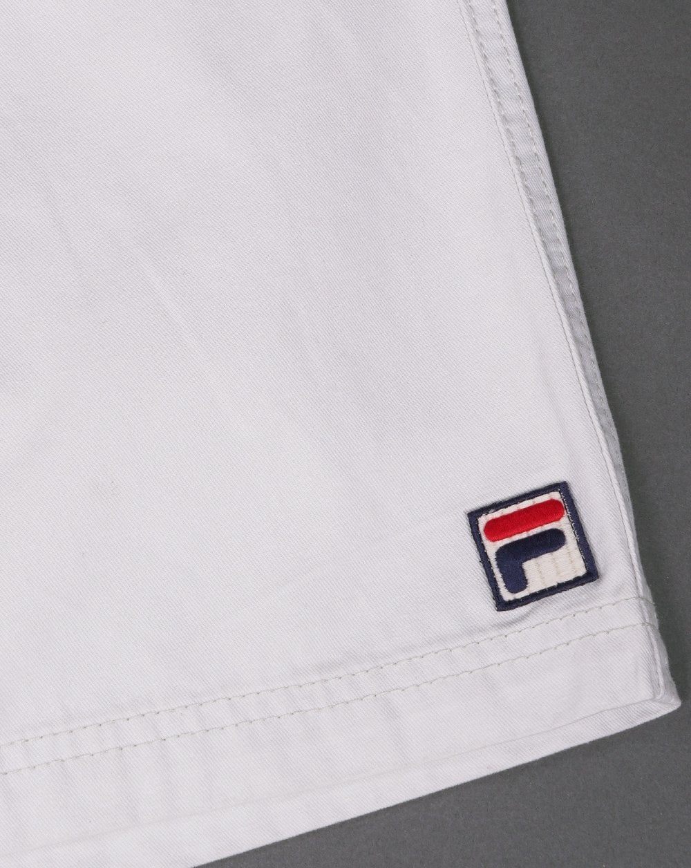 Fila Vintage Relaxed Chino Shorts Cloud Grey - Image 3