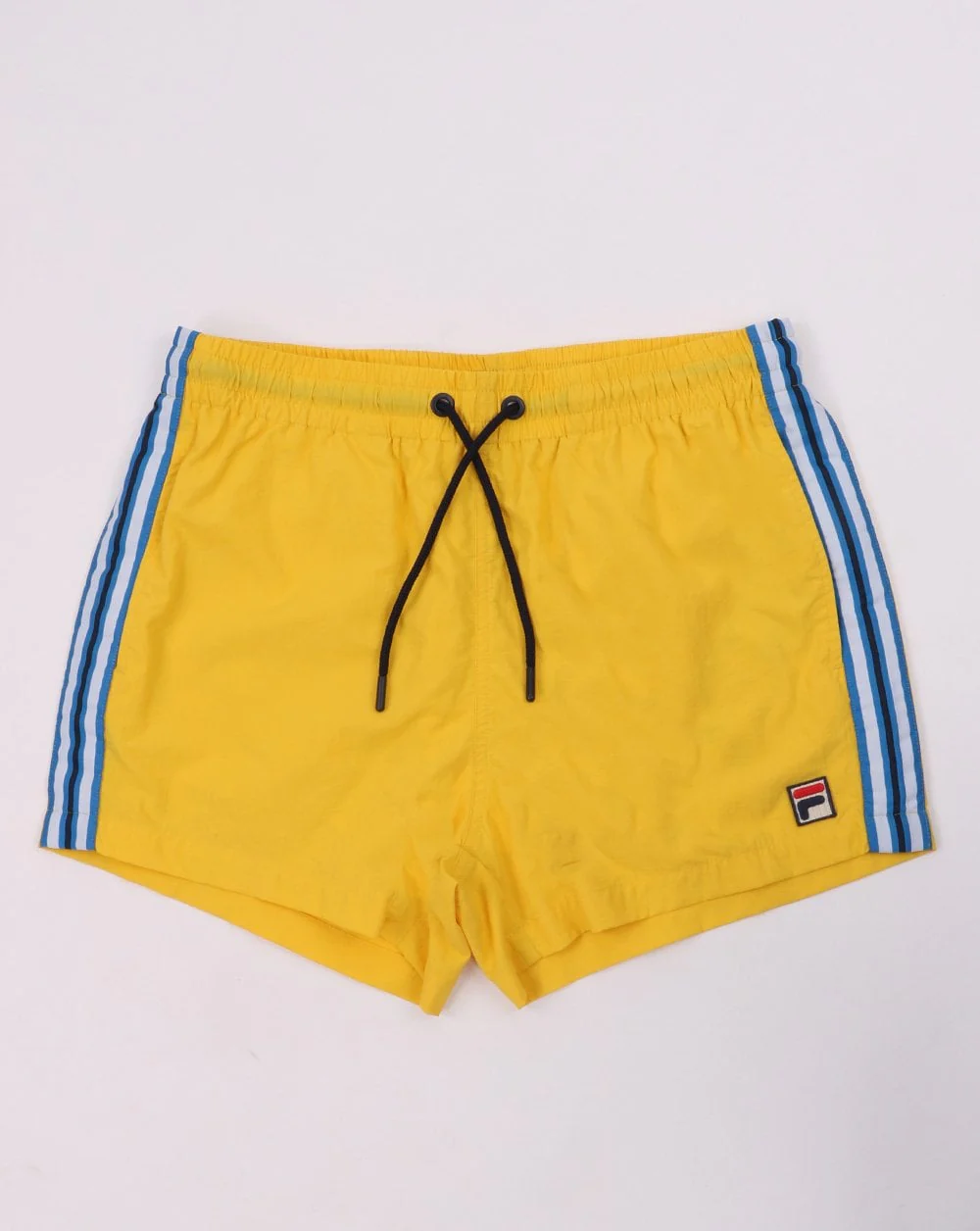 Fila Vintage Retro Sports Swim Shorts Yellow